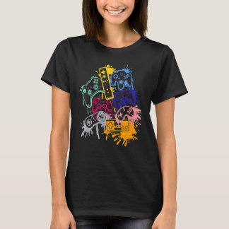 Camiseta Controlador de Video Game Controle Todas as Coisas