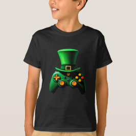 Camiseta Controlador de Video Game Rapazes Jogadores Irland