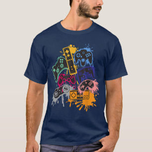 Camiseta Controlador de videogame de todas as coisas Pequen