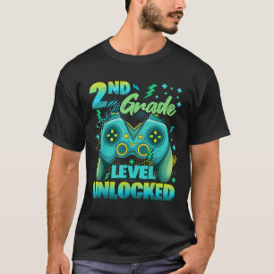Camiseta Controlador desbloqueado nível 2ª série primeiro d