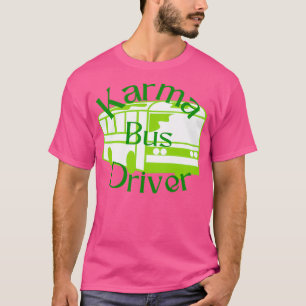 Camiseta Controlador Karma Bus verde e Clássico de sorte