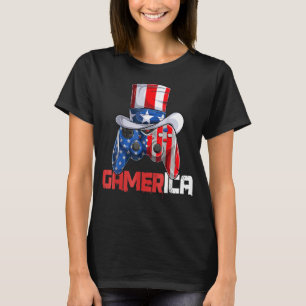 Camiseta Controlador Tio Sam Vídeo Jogo Gamerica Sinalizado
