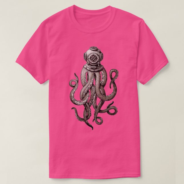 Camiseta Controladora de Design Octopus Octopus Hel do driv (Frente do Design)