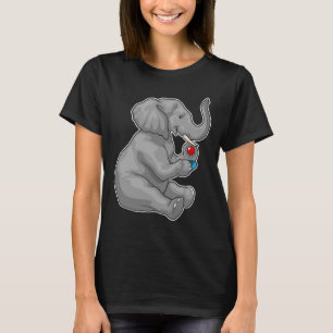 Camiseta Controladora de Jogador Elefante