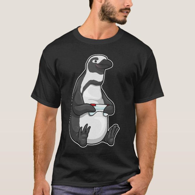 Camiseta Controladora de Jogador Penguin (Frente)