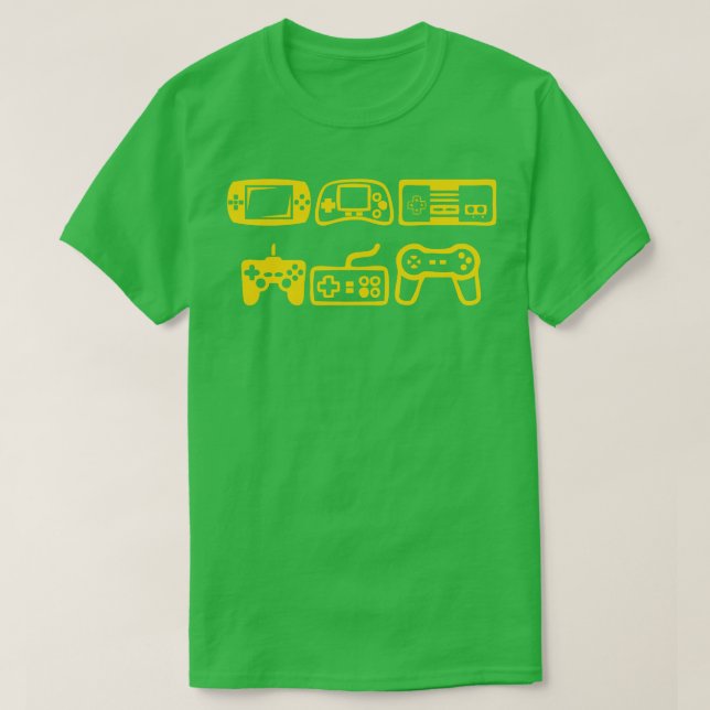 Camiseta Controladora de Jogo (Frente do Design)