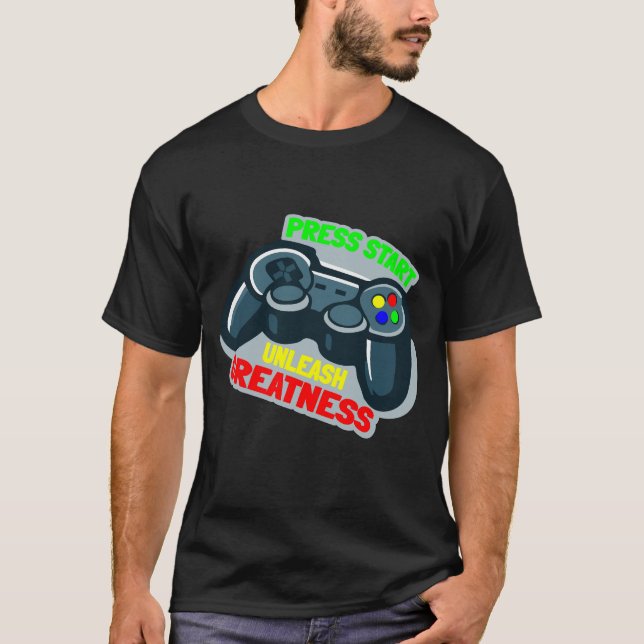 Camiseta controladora de jogos - amante de jogos (Frente)