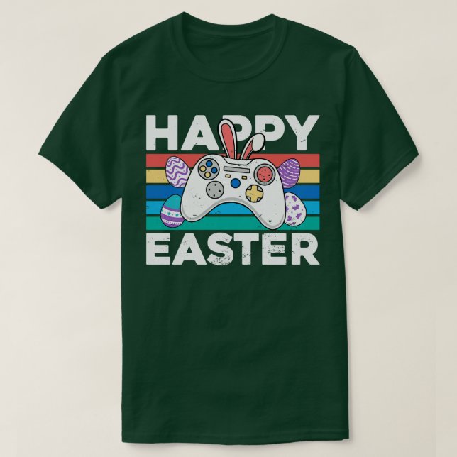 Camiseta Controladora de jogos Bunny para jogos de vídeo fe (Frente do Design)