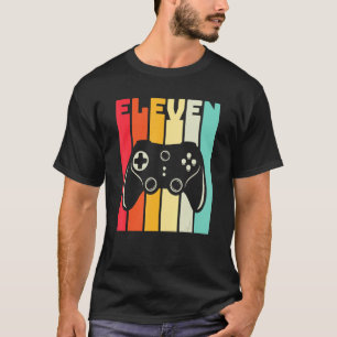 Camiseta Controladora de Jogos de Vídeo de Aniversário de 1