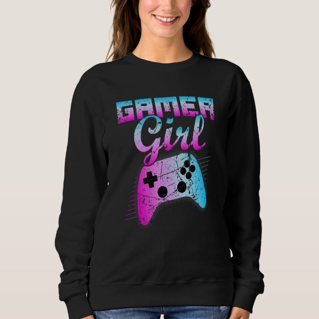 Camiseta Controladora de jogos Legal para Gamer Girl (Frente)