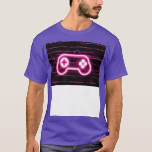 Camiseta Controladora de jogos neon para 3