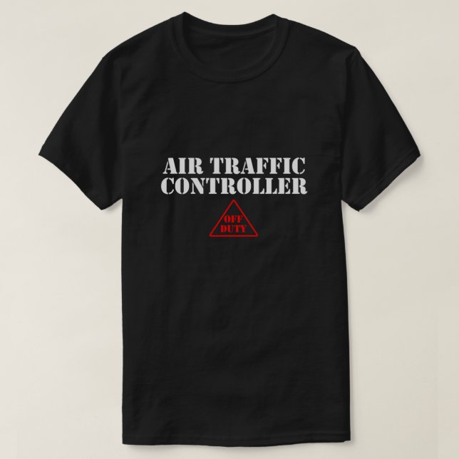 Camiseta Controladora de tráfego aéreo (Frente do Design)