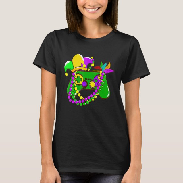 Camiseta Controladora de vídeo Jester Hat Costum (Frente)