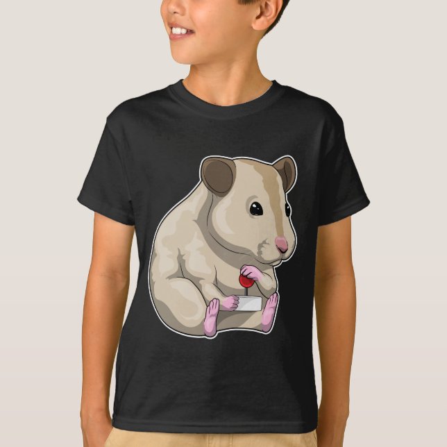 Camiseta Controladora Gamer de Hamster (Frente)