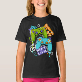 Camiseta Controladores de jogo Graffiti  Jogos Nascido Para