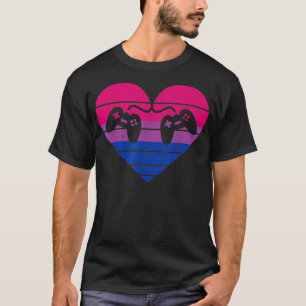 Camiseta Controladores de jogos de vídeo Jogador cardíaco L