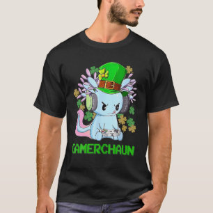 Camiseta Controladores de Vídeo Axolotl Gamerchaun Rua Pat