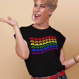 Camiseta Controladores Gamer Rainbow Sinalizador Orgulho ga