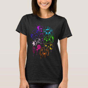 Camiseta Controlar todas as coisas do controlador de videog