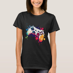 Camiseta Controlar Todas As Coisas Do Gamer De Controlador