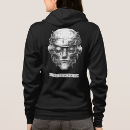 Camiseta Controle da mente, frente e trás do Cyberpunk Robo