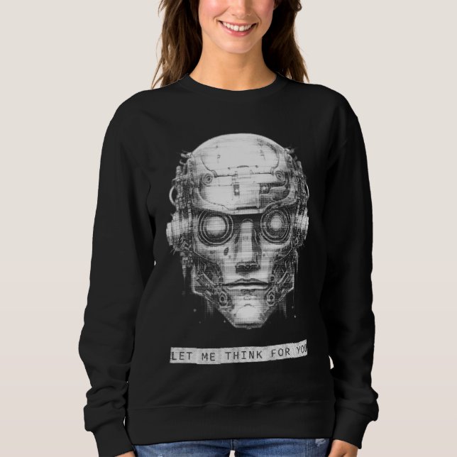 Camiseta Controle da mente Robô Cyberpunk (Frente)