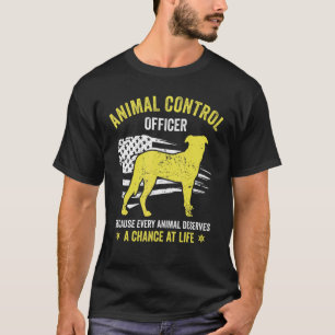 Camiseta Controle de Animais para Salvamento de Segurança P