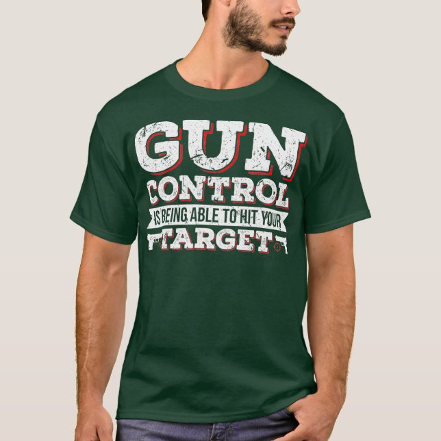 Camiseta Controle De Arma Capaz De Atingir O Seu segundo De (Frente)