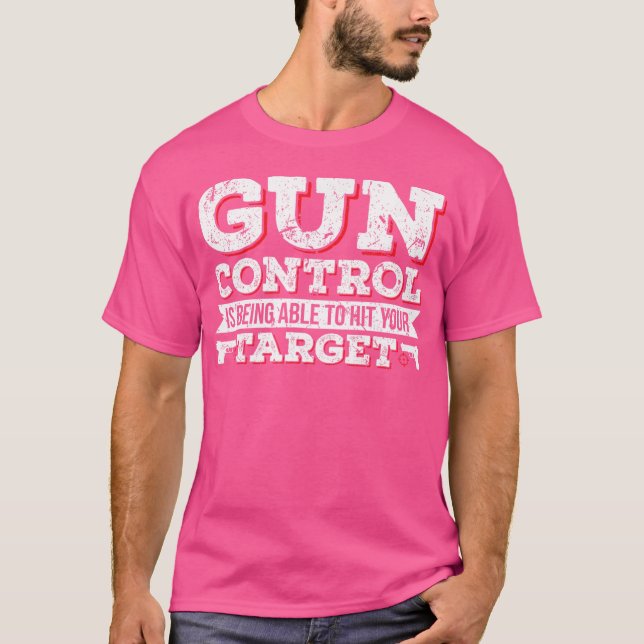 Camiseta Controle De Arma Capaz De Atingir Sua Emenda De Se (Frente)