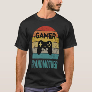 Camiseta Controle de Console da Gamer Avô Vintage 60s 70s