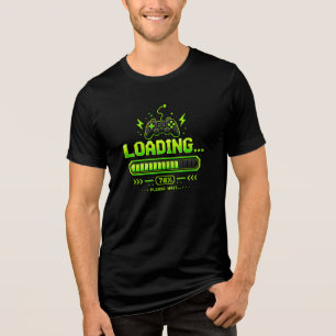 Camiseta Controle de Jogo Neon Pixel Art