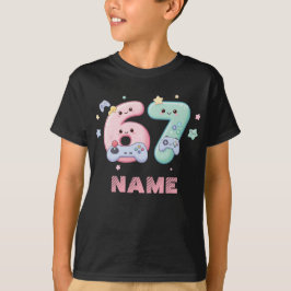 Camiseta Controle de Jogo Personalizado Fofo Kawaii Gamer 6