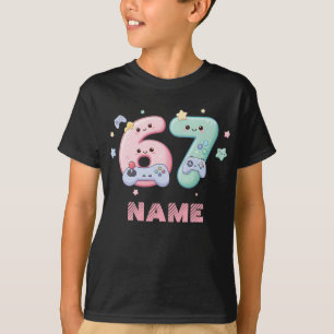 Camiseta Controle de Jogo Personalizado Fofo Kawaii Gamer 6