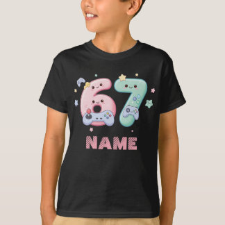 Camiseta Controle de Jogo Personalizado Fofo Kawaii Gamer 6