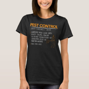 Camiseta Controle de pragas do Exterminador Animal