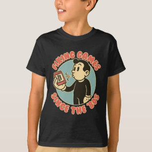 Camiseta Controle de Video Game Retro para Homens e Mulhere