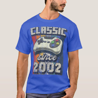Camiseta Controle de vídeo retrô clássico de 2002 de aniver