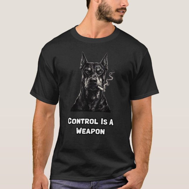 Camiseta Controle É Uma Arma Poder Disciplinado Estratégico (Frente)