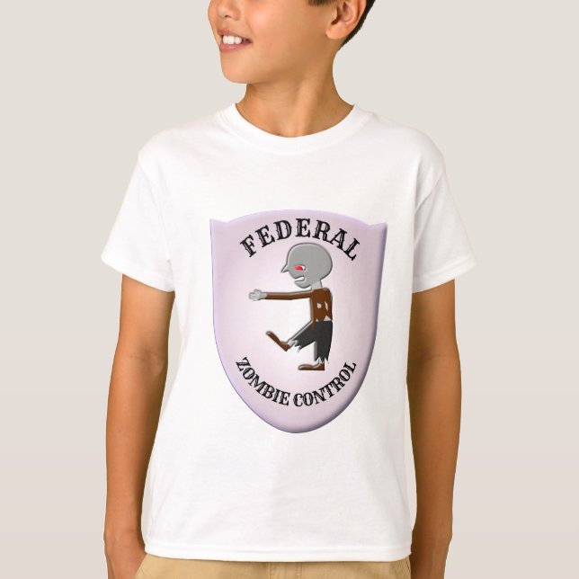 Camiseta Controle Federal de Zombies (Frente)