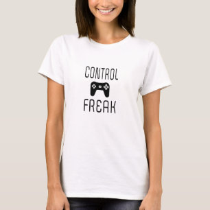 Camiseta Controle o jogador de jogos de vídeo