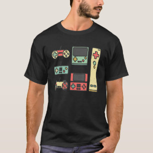 Camiseta Controle o jogo do controlador Vintage e todas as