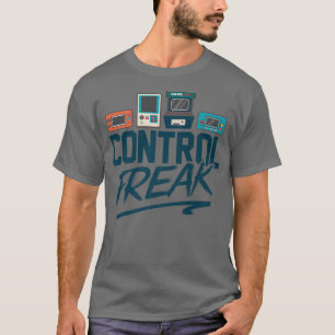 Camiseta Controle O Jogo Jogador De Vídeo Do Freak Gamer Pc
