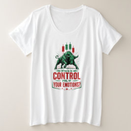 Camiseta Controle Suas Emoções Touro Mentalidade de Negocia
