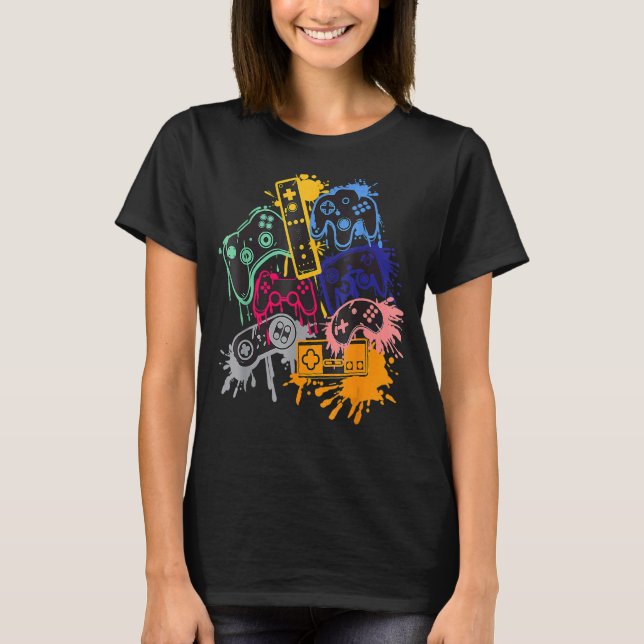 Camiseta Controle todas as coisas, Video Game Controller 2 (Frente)