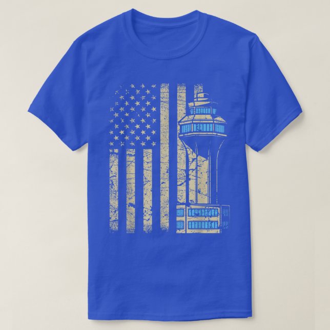 Camiseta Controlo de Tráfego Aéreo TorreAeronaves Espaço aé (Frente do Design)