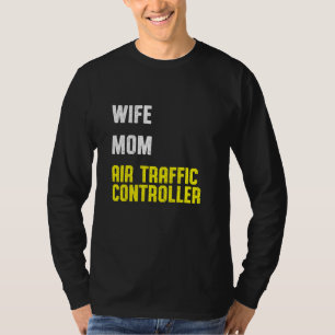 Camiseta Controlo De Voo Atc Do Controlador De Tráfego Aére