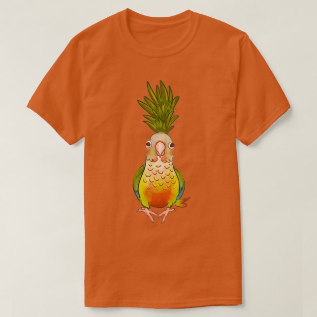 Camiseta Conure de abacaxi (Frente do Design)