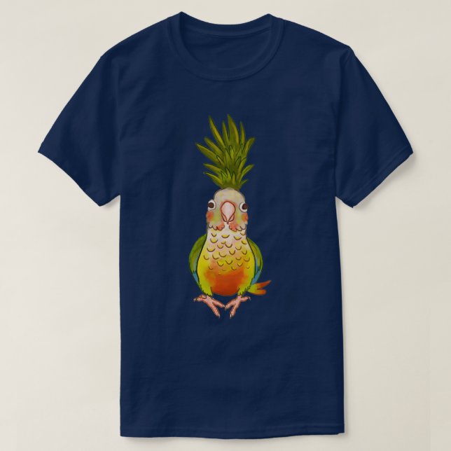 Camiseta Conure de abacaxi (Frente do Design)