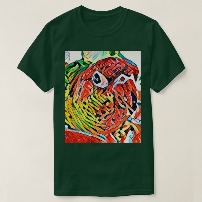 Camiseta Conure design Parrot Parakeet Amante de Papagaio A (Frente do Design)