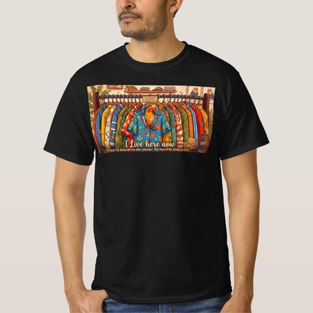 Camiseta Conure - Eu Morro Aqui Agora (Frente)